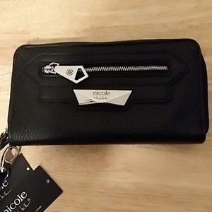 Nicole by Nicole Miller "Dori" Double Zip Wallet